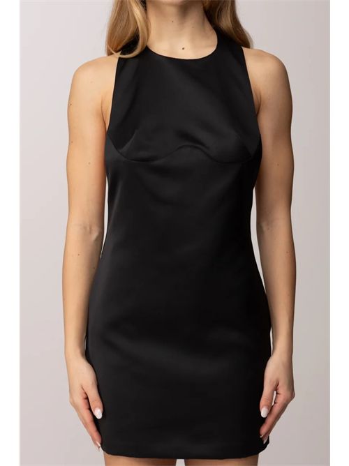 Mini abito in duchesse con collana ELISABETTA FRANCHI | AB87162E2/110